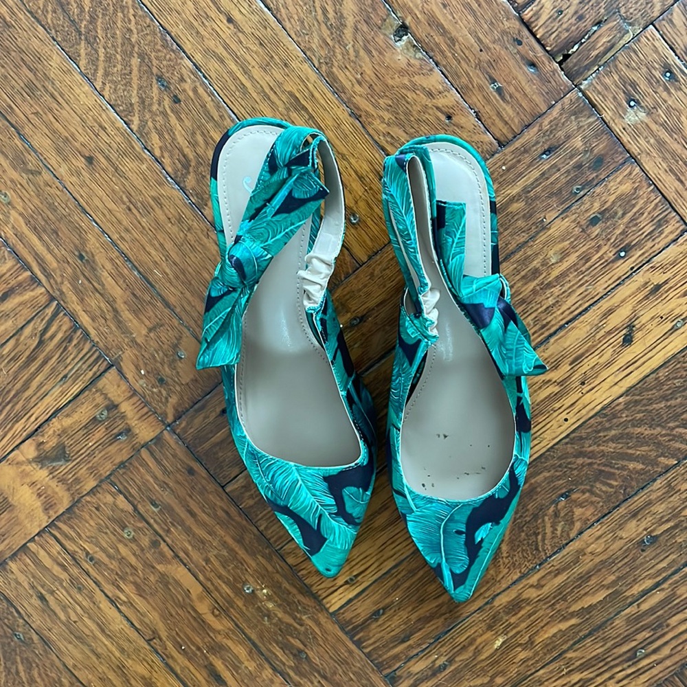 The fix pointed heels in jungle print size 9